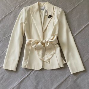 WHBM cream color blazer